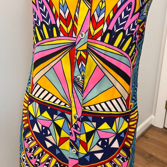 Mara Hoffman Mufasa Bold Print Mod Midi Sun Dress XS - Picture 11 of 13